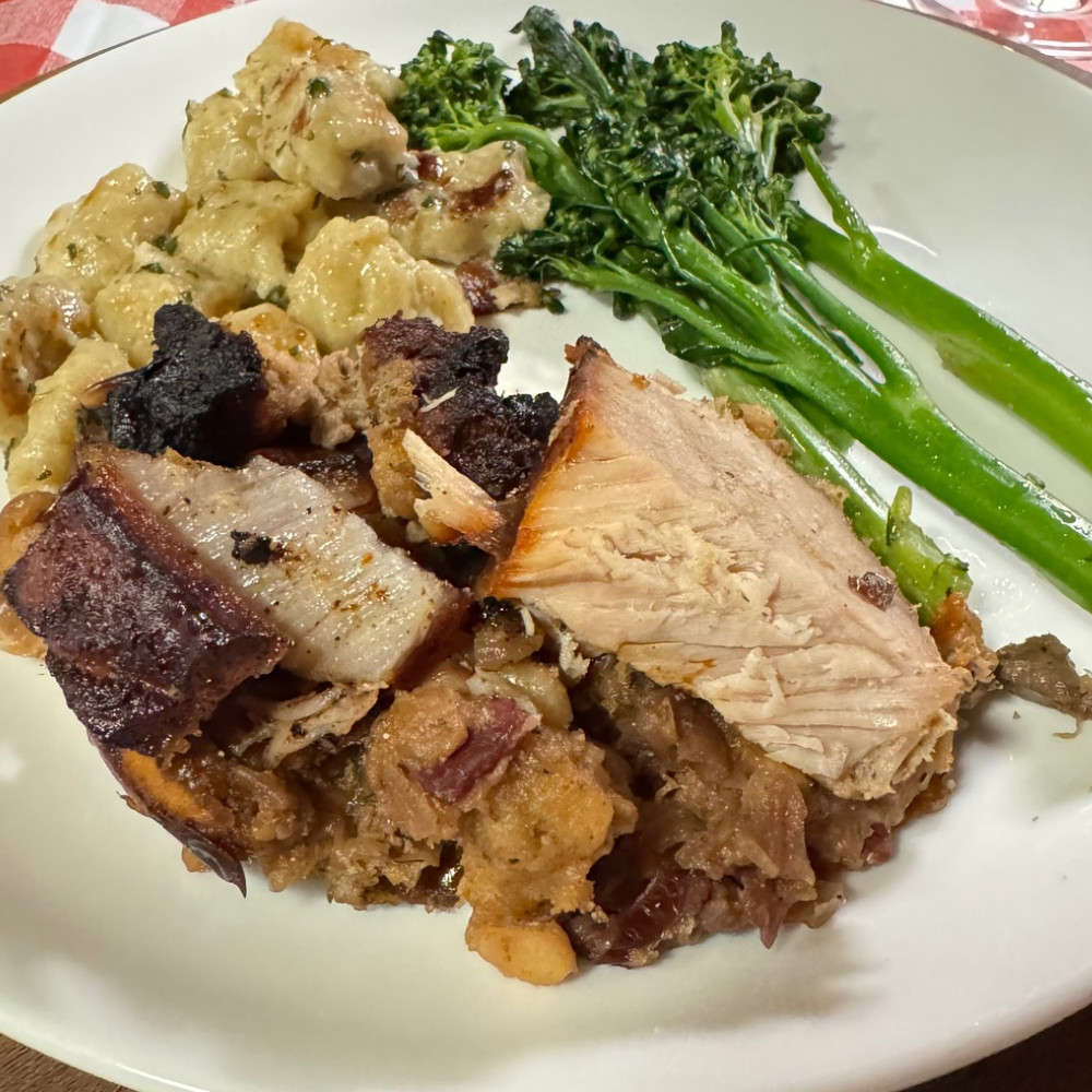 22 Sangiovese and Stuffed Porchetta 