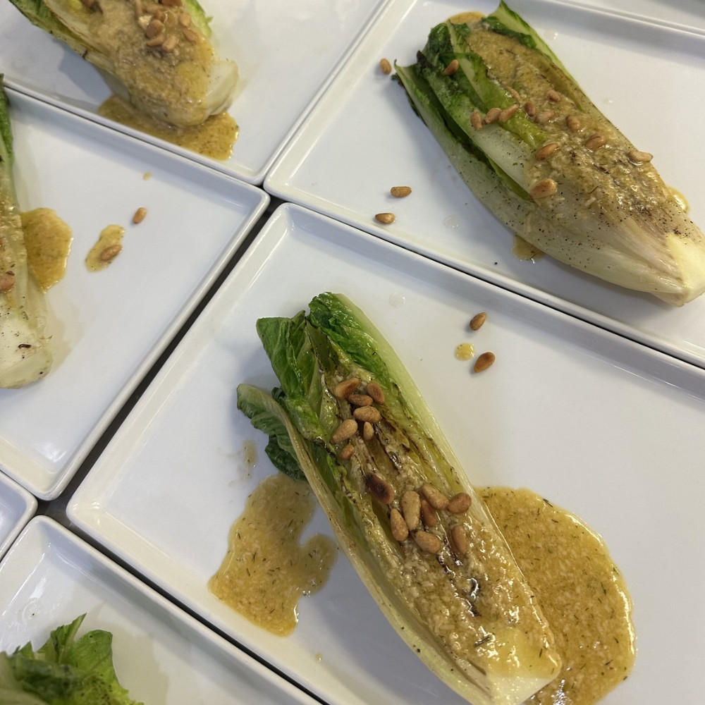 23 Arneis and Grilled Caesar Salad