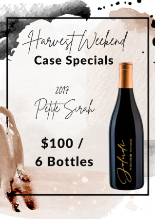 2017 Harvest Weekend Petite Sirah 6 Pack Special